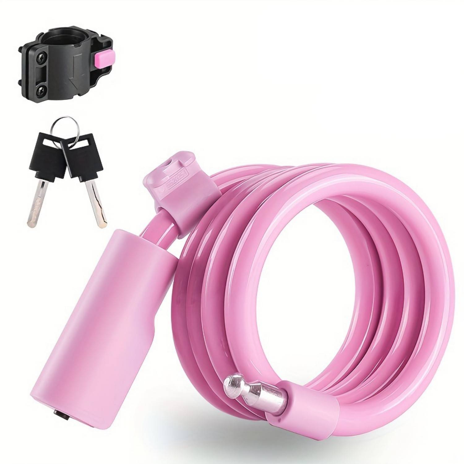 Portable Anti Theft PVC Bike Cable Lock 3