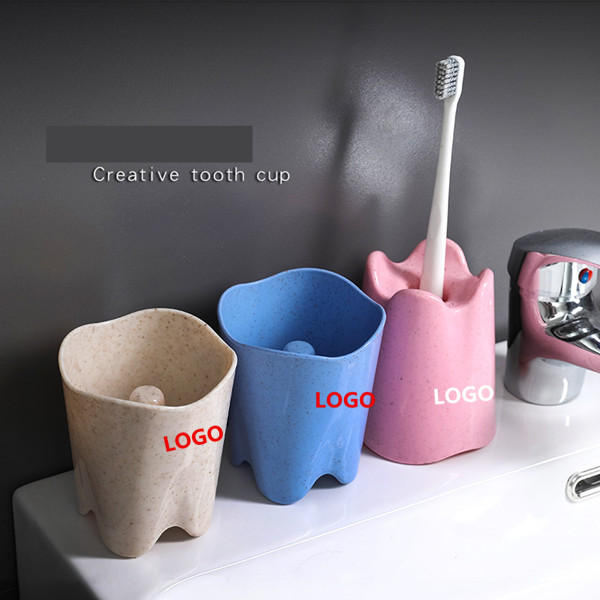 Wheat straw mouthwash cup 2