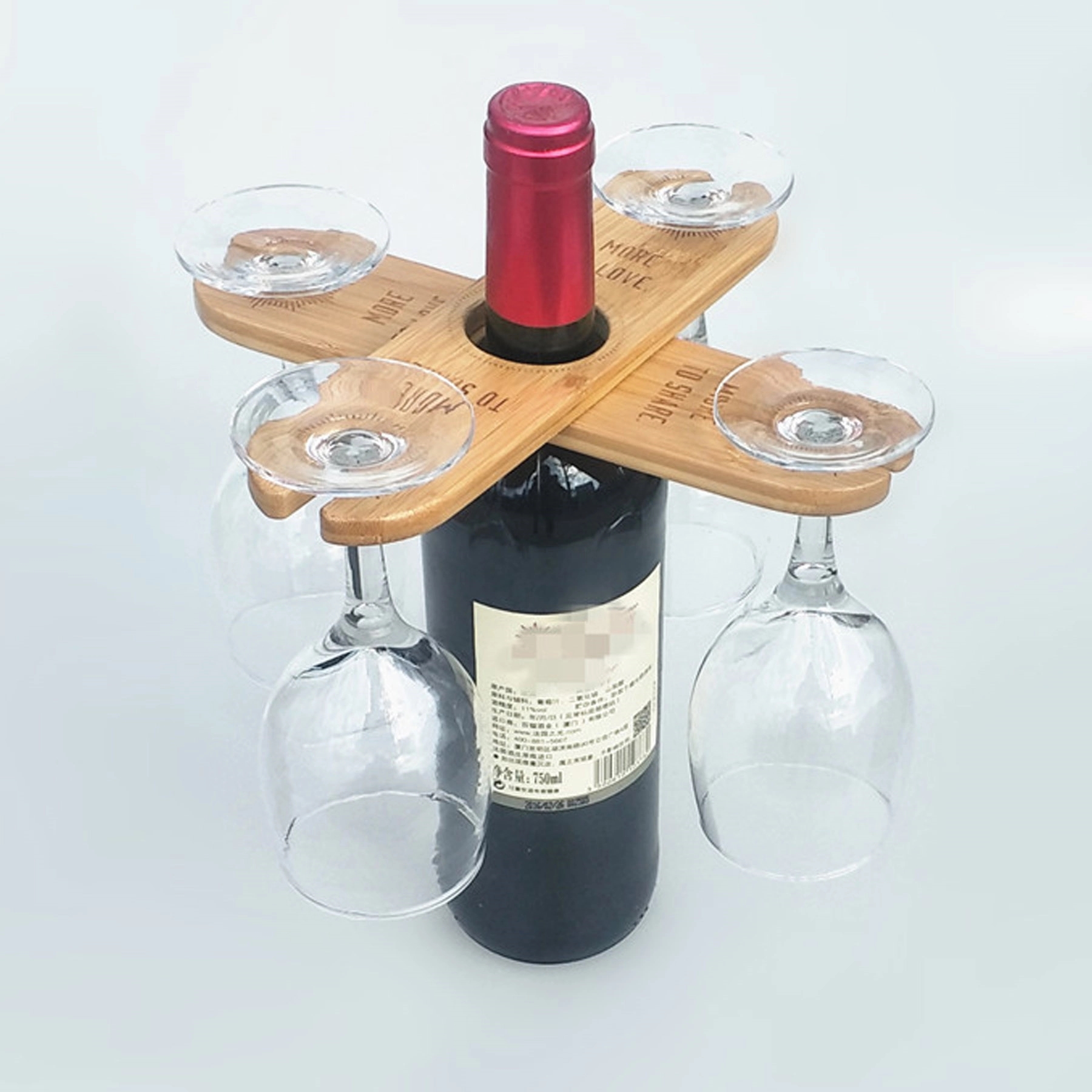 Wooden Wine Glass Holder 4