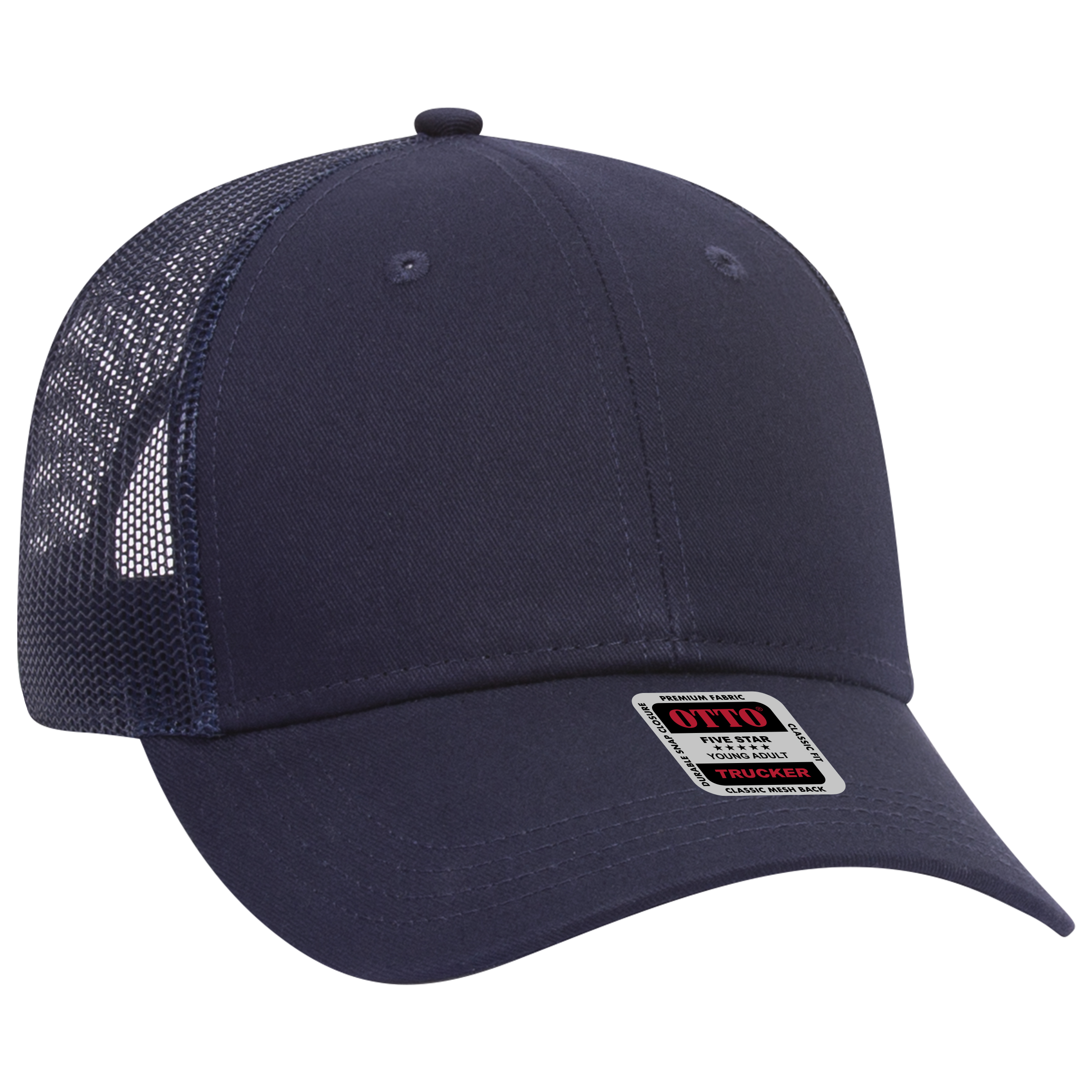 OTTO CAP® 6 Panel Low Profile Mesh Back Trucker Hat 28