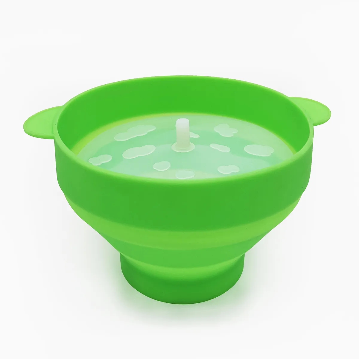 Microwave Popcorn Popper Maker Collapsible Bowl with Handles 3