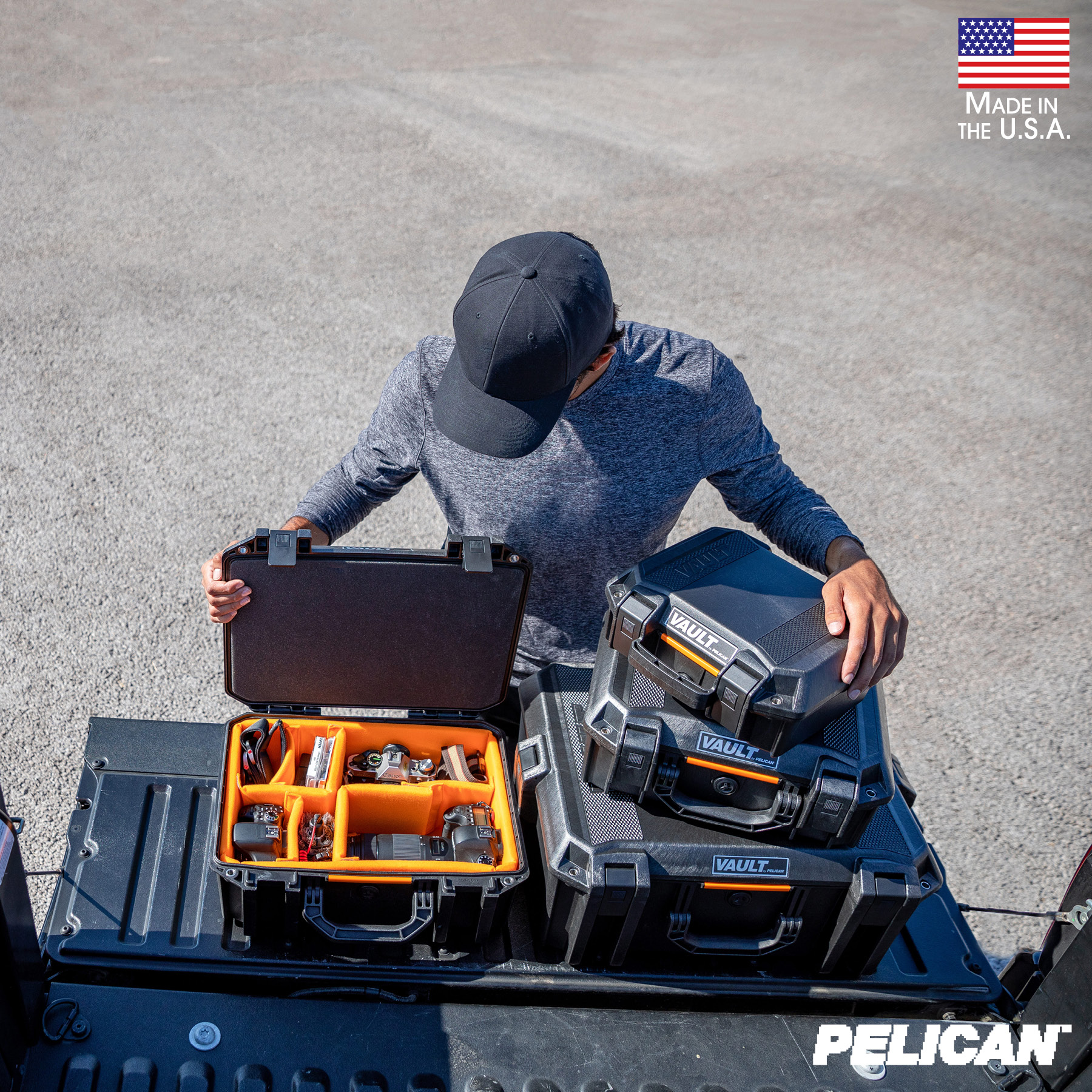Pelican™ V550 Vault Case, custom luggage with logo imprint 15