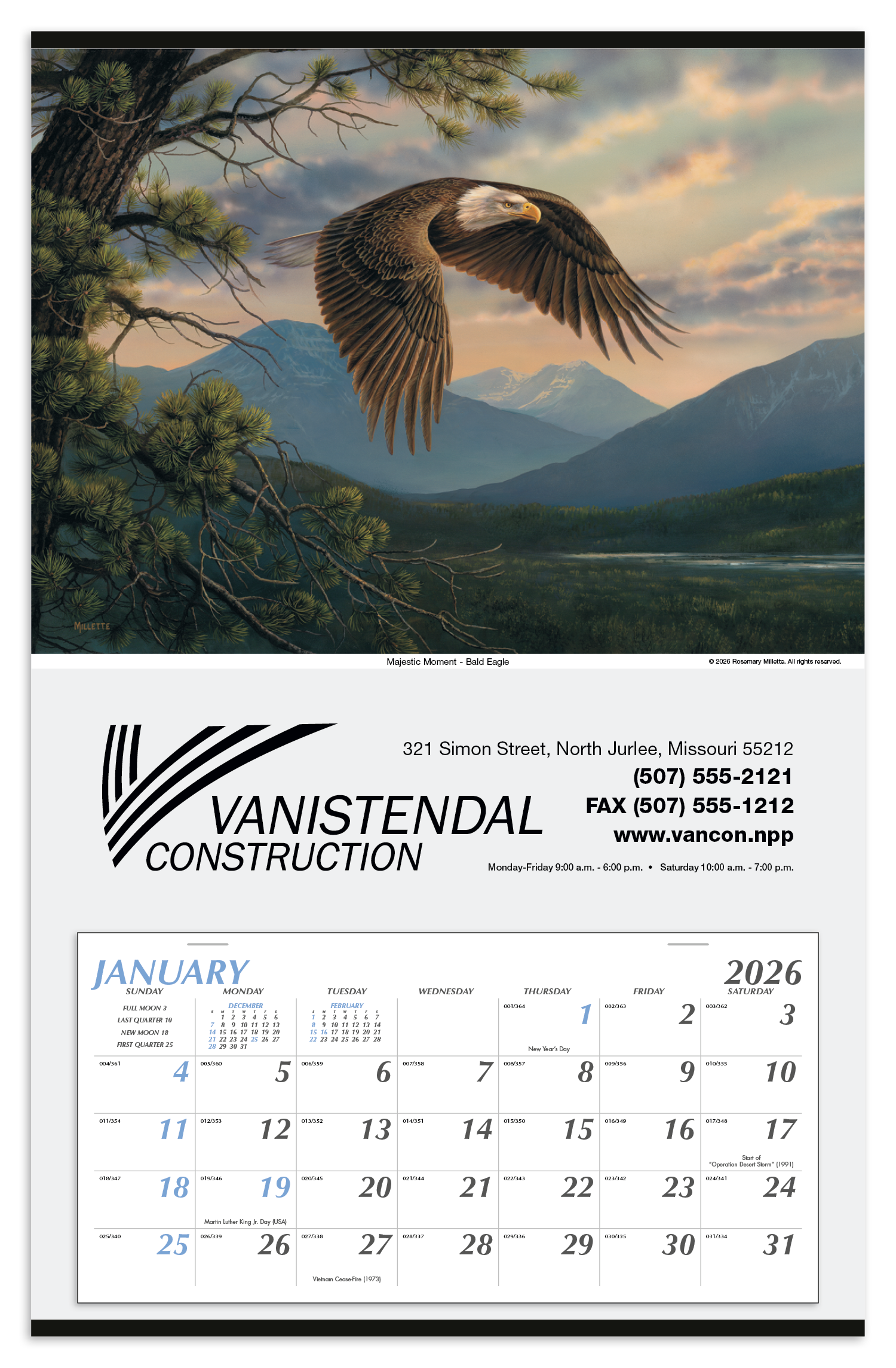 Triumph® Calendars Large Hanger Calendar 48