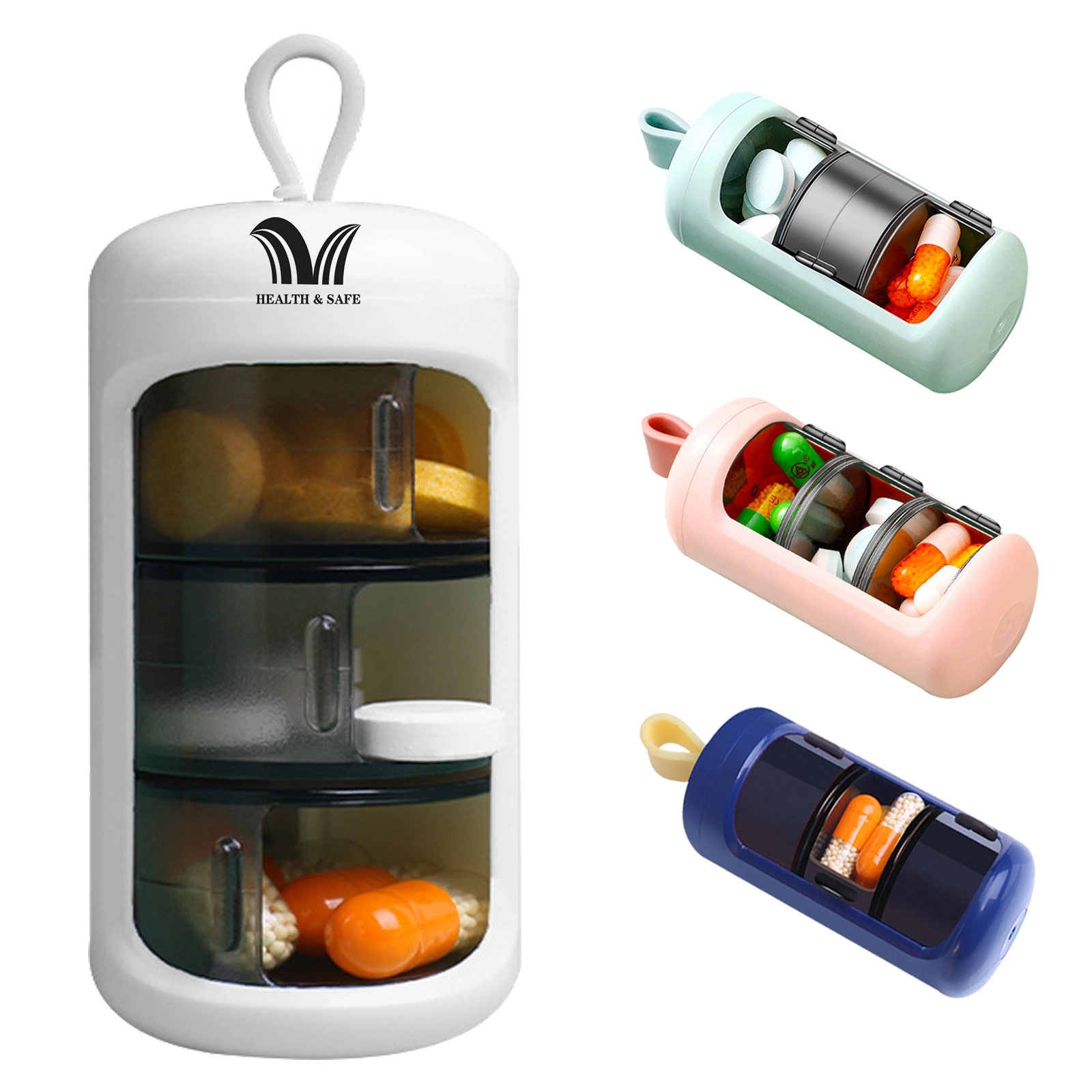 3-Compartment Pill Organizer 1