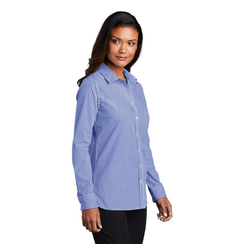 Port Authority Ladies Broadcloth Gingham Easy Care Shirt 8