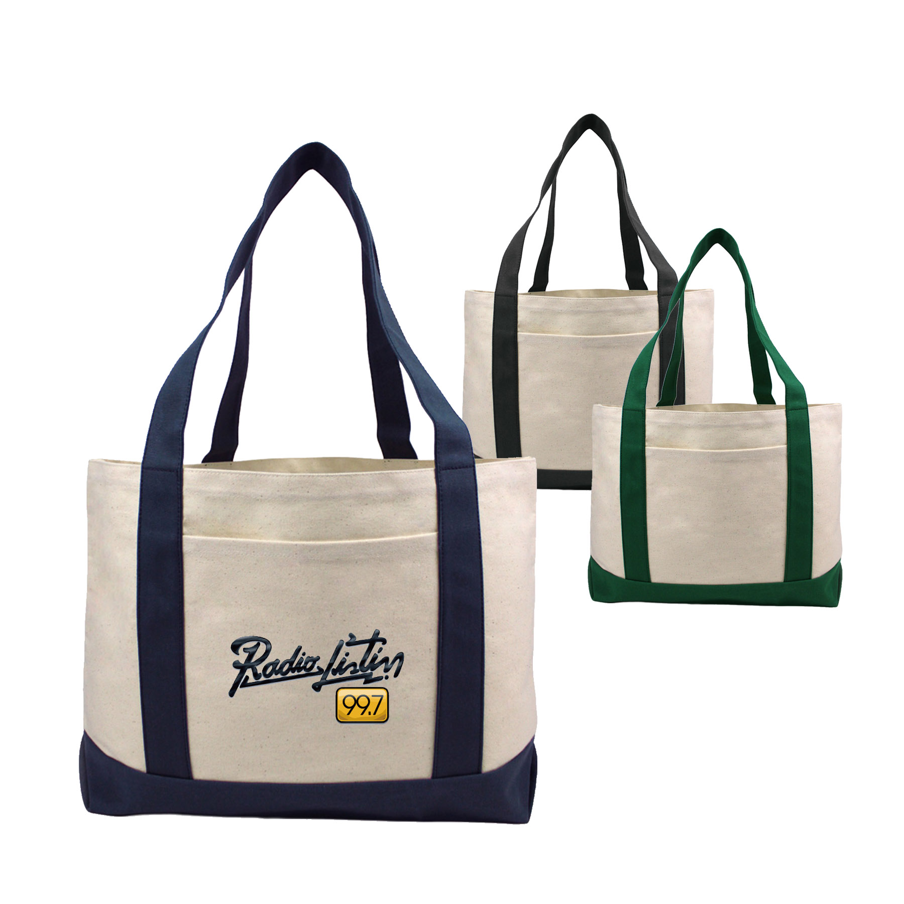 11oz Cotton Canvas Large Boat Tote Bag 4