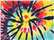 Unisex Multi-Color Tie-Dyed T-Shirt - 1000 48