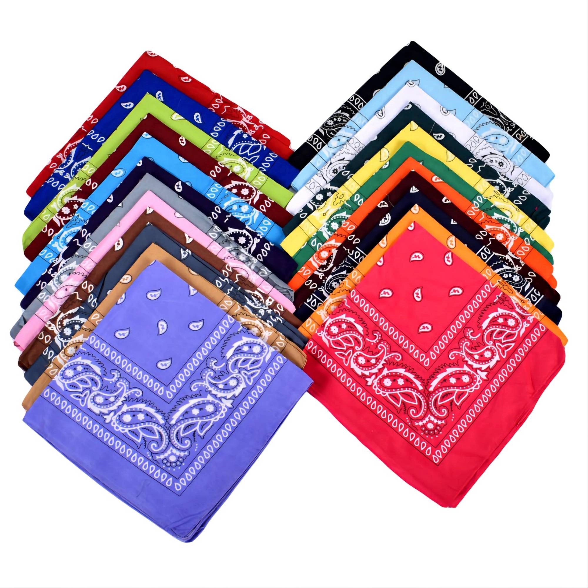 Square Scarf/handkerchief/Bandana MOQ 100PCS 2