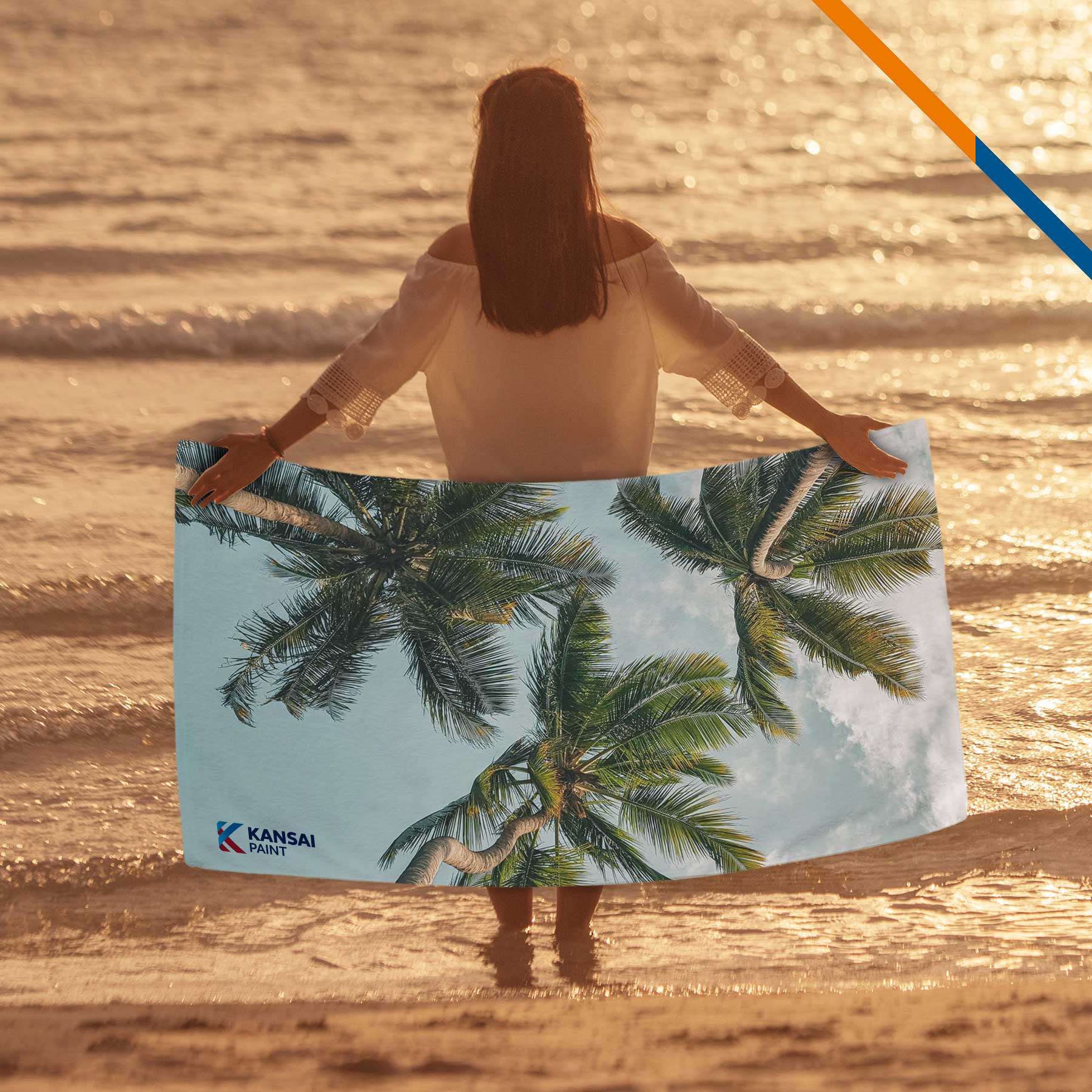 Grexe Sublimated Beach Towel - 60" x 30" 4