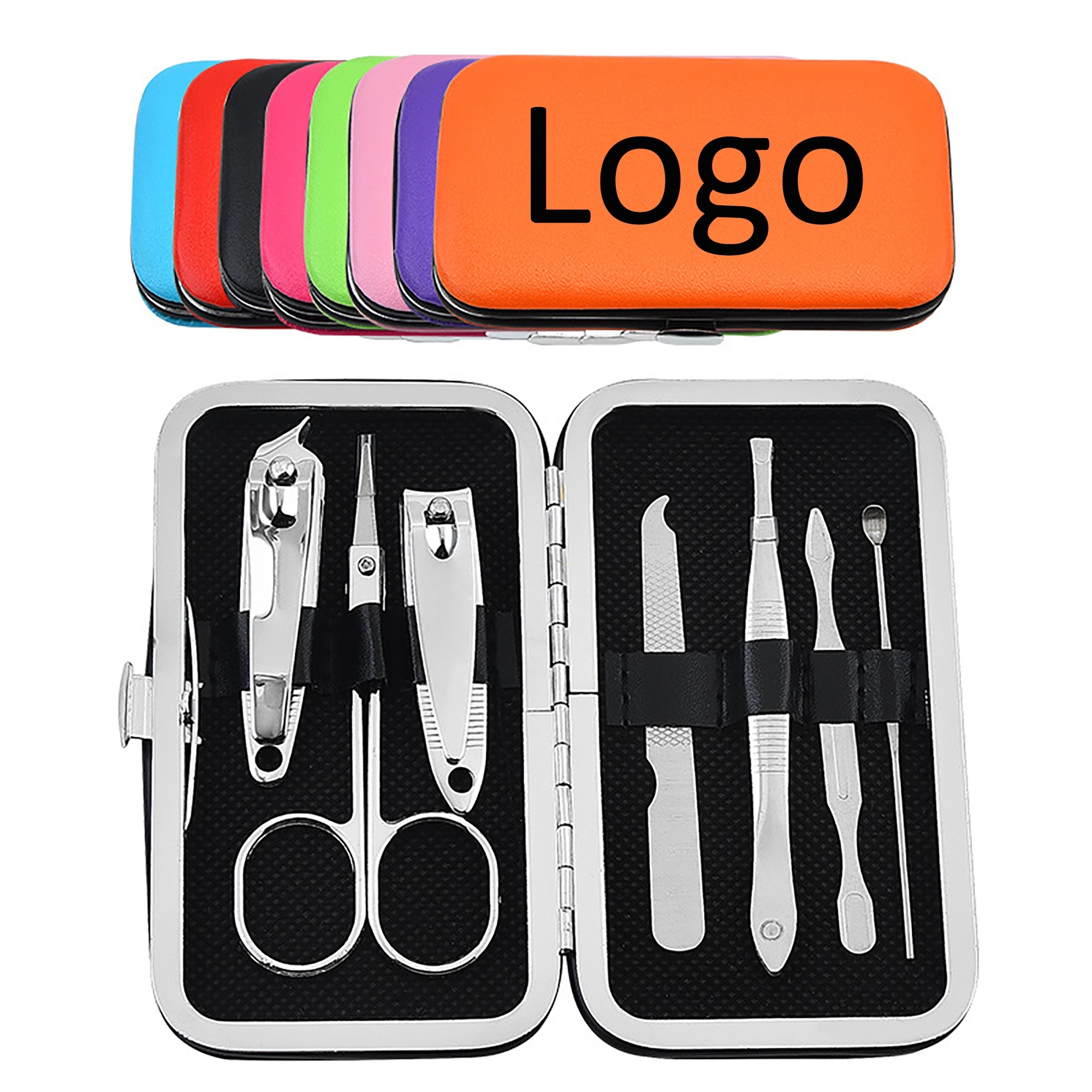 7 PCS Manicure Set Nail Clippers Pedicure Kit 2