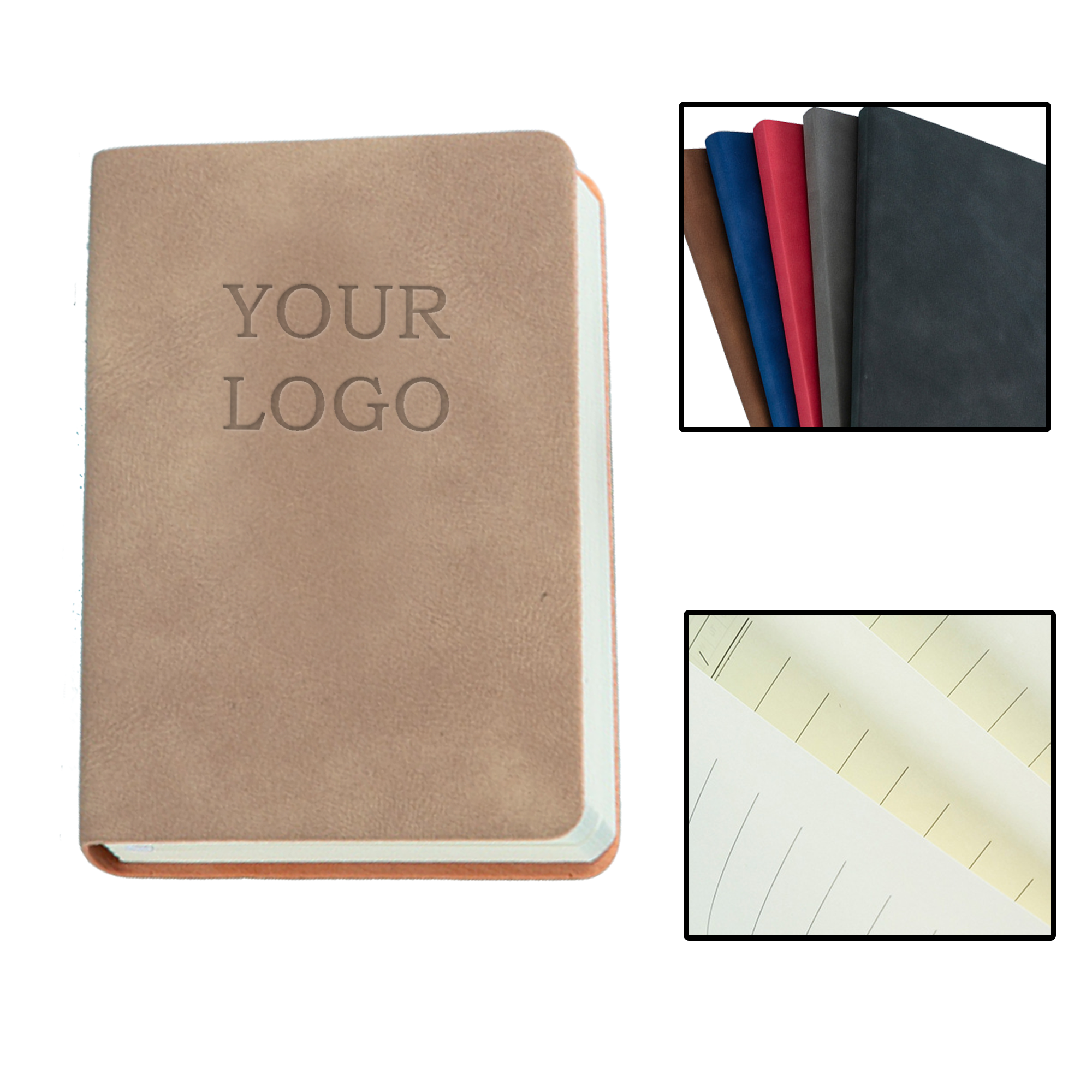 MOQ 20 PCS Custom Leather Notebook 2