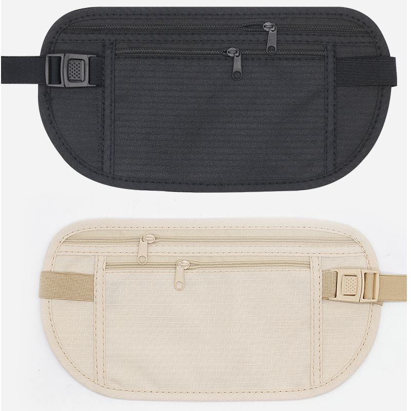 Elastic Money Belt Slim Fanny Pack for Travel Running 3