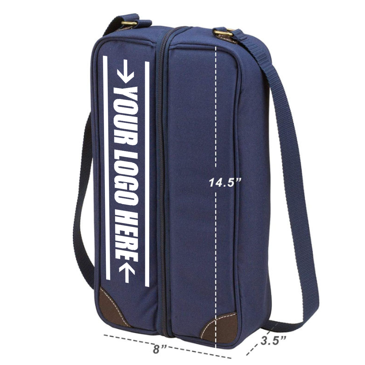 Custom Premium luxury Portable Wine Tote Bag 4
