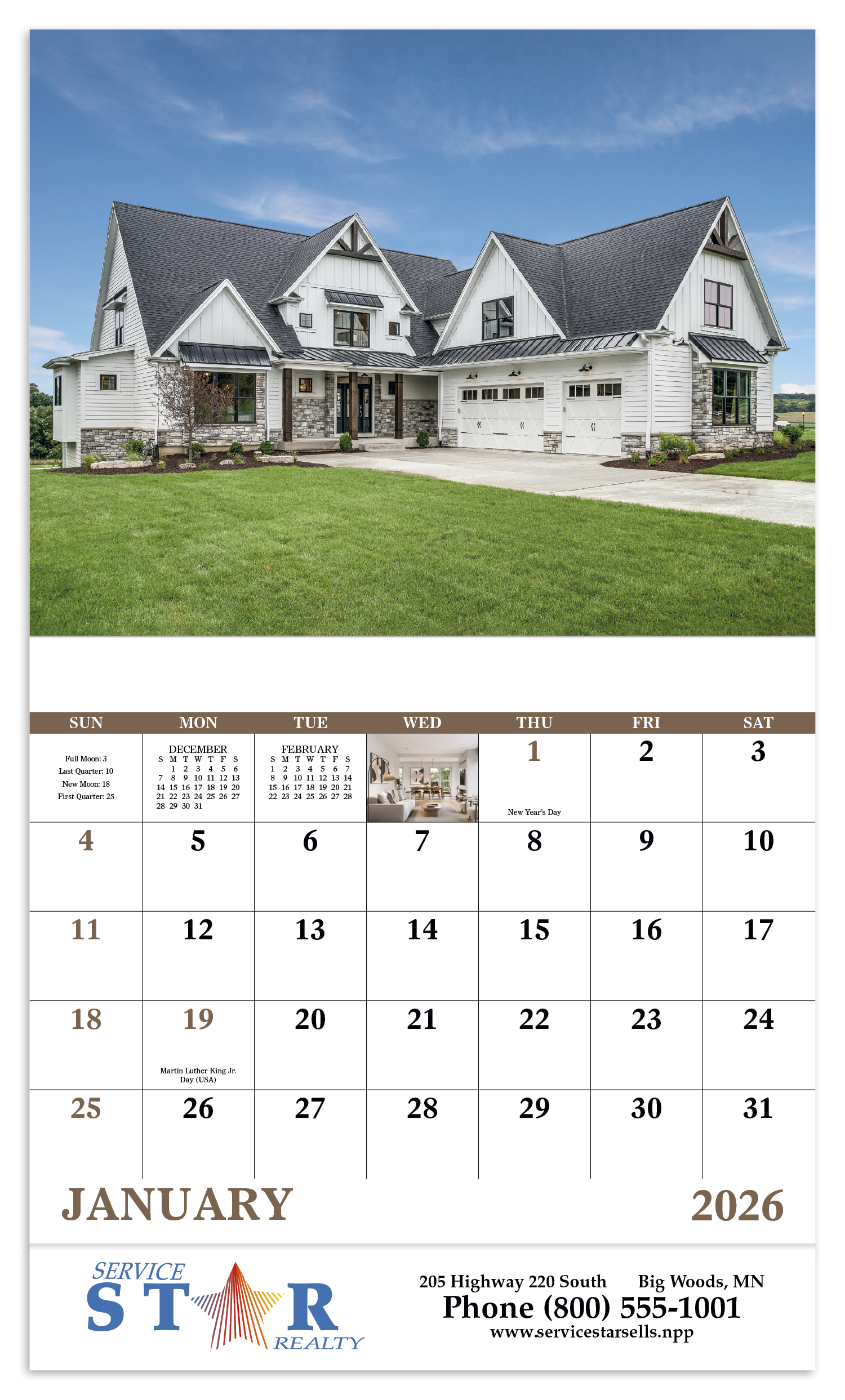 Good Value™ Welcome Home - Stapled Calendar 20