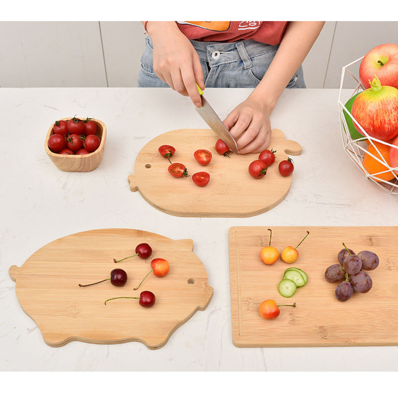 Bamboo Cutting Board - Pig Shape 3