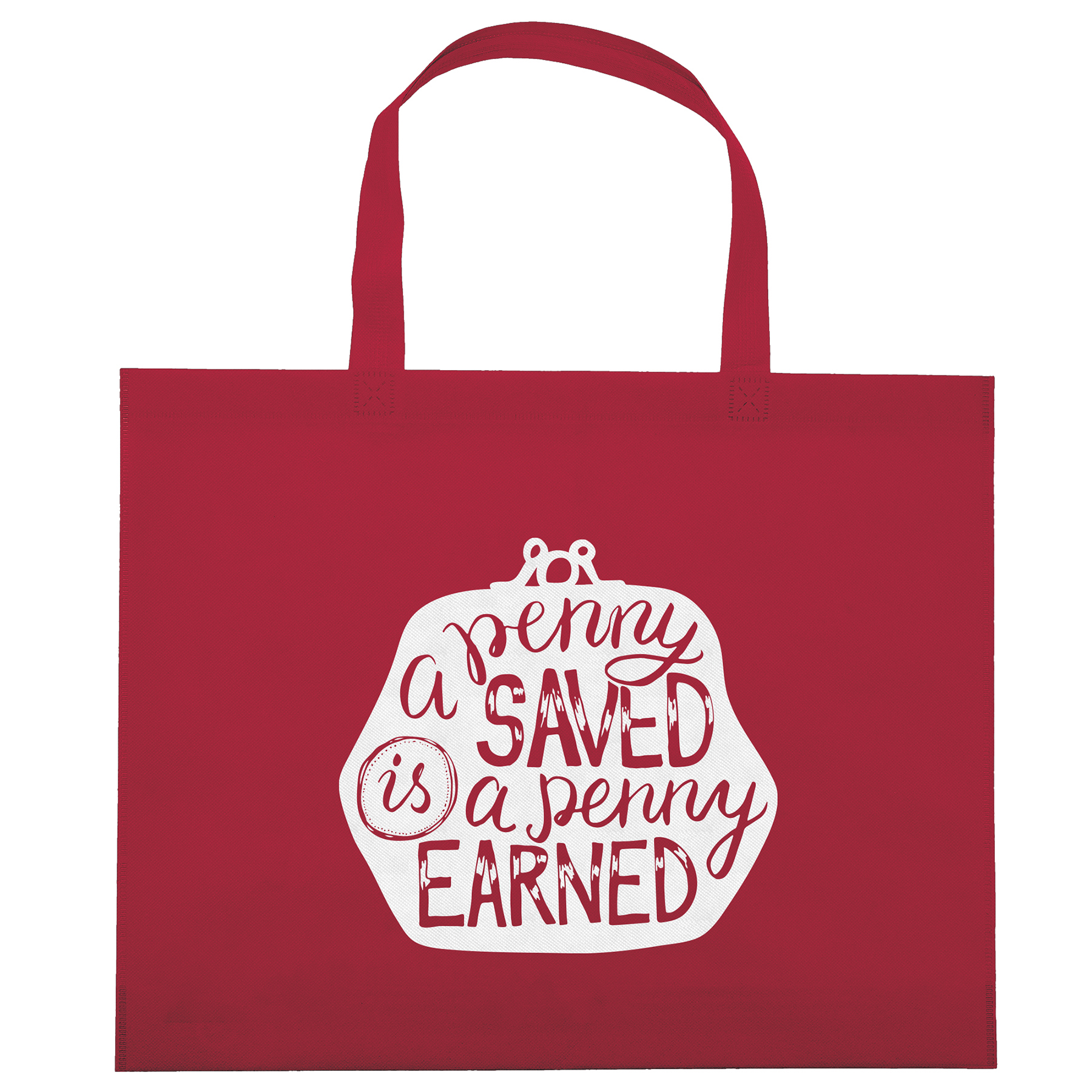 Thrifty™- Budget Tote - Screen Print 8