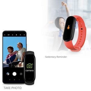 Round Fitness Tracker Watch With Detachable USB Charger 10