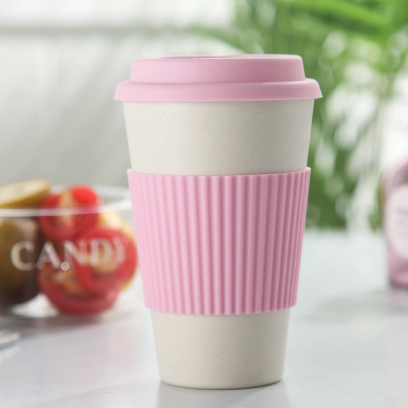 Custom Bamboo Fiber Coffee  Travel Tumbler 8