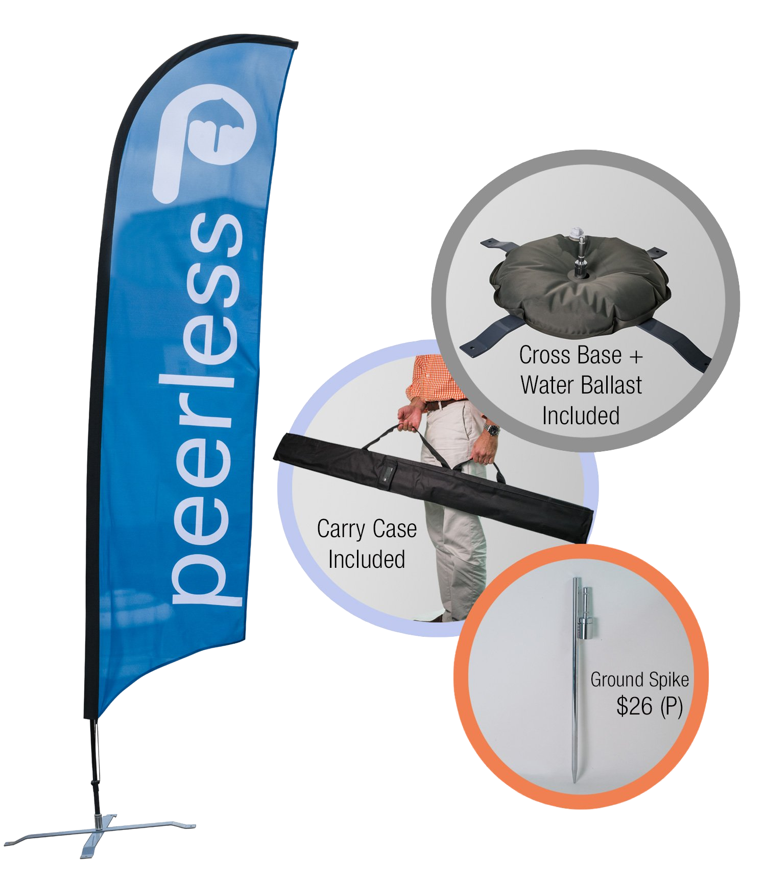 Bow Flag Banner Double Sided