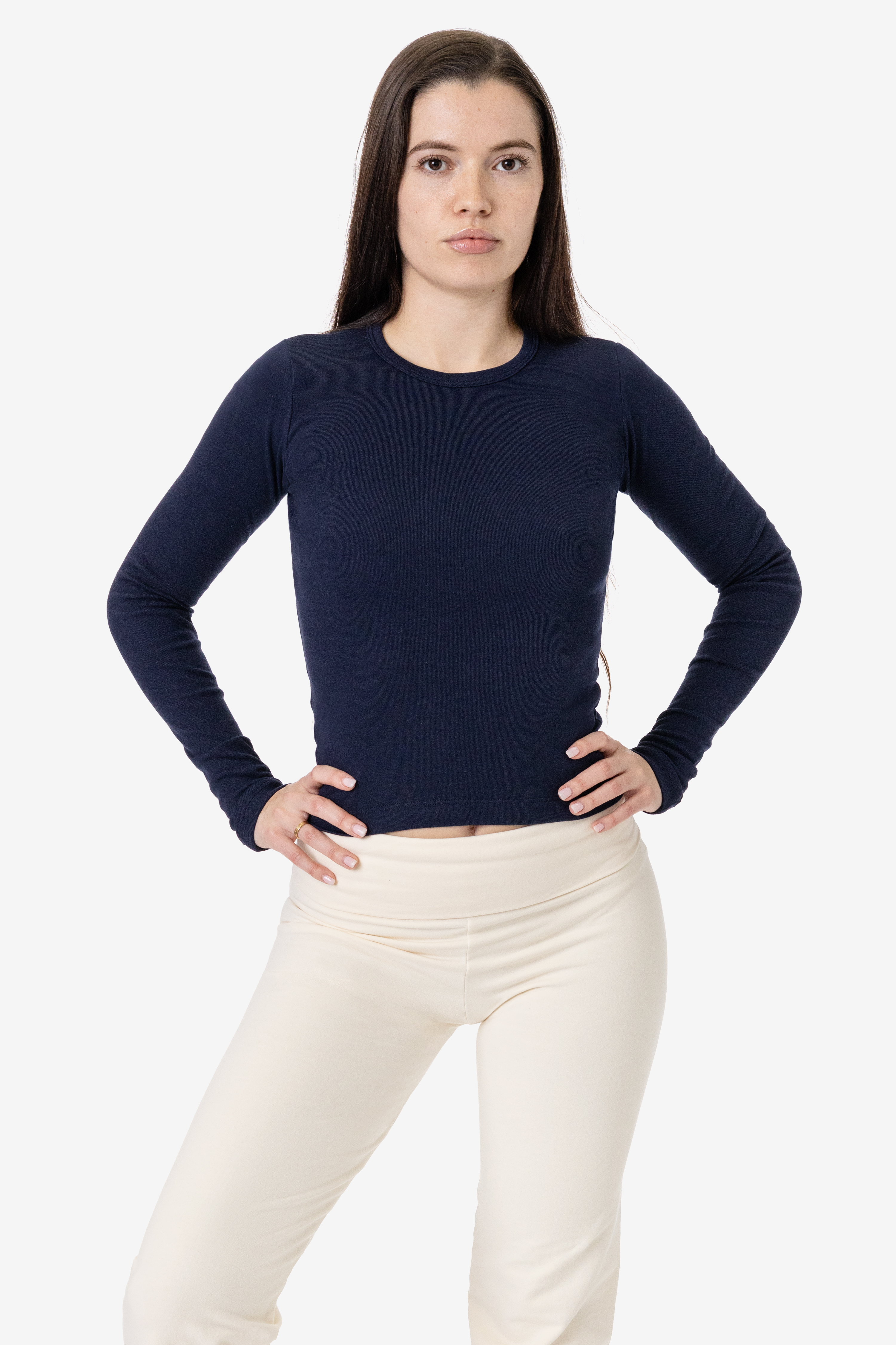 BABY RIB LONG SLEEVE CREWNECK 6