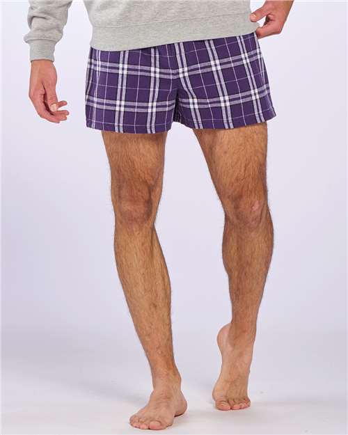 Men's Double Brushed Flannel Boxers - BM6701 28