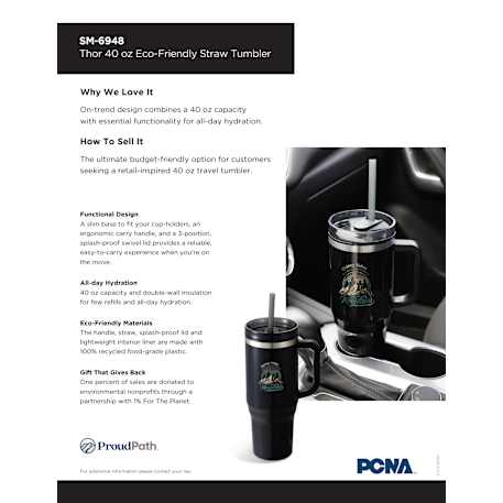Thor 40oz Straw Tumbler 220