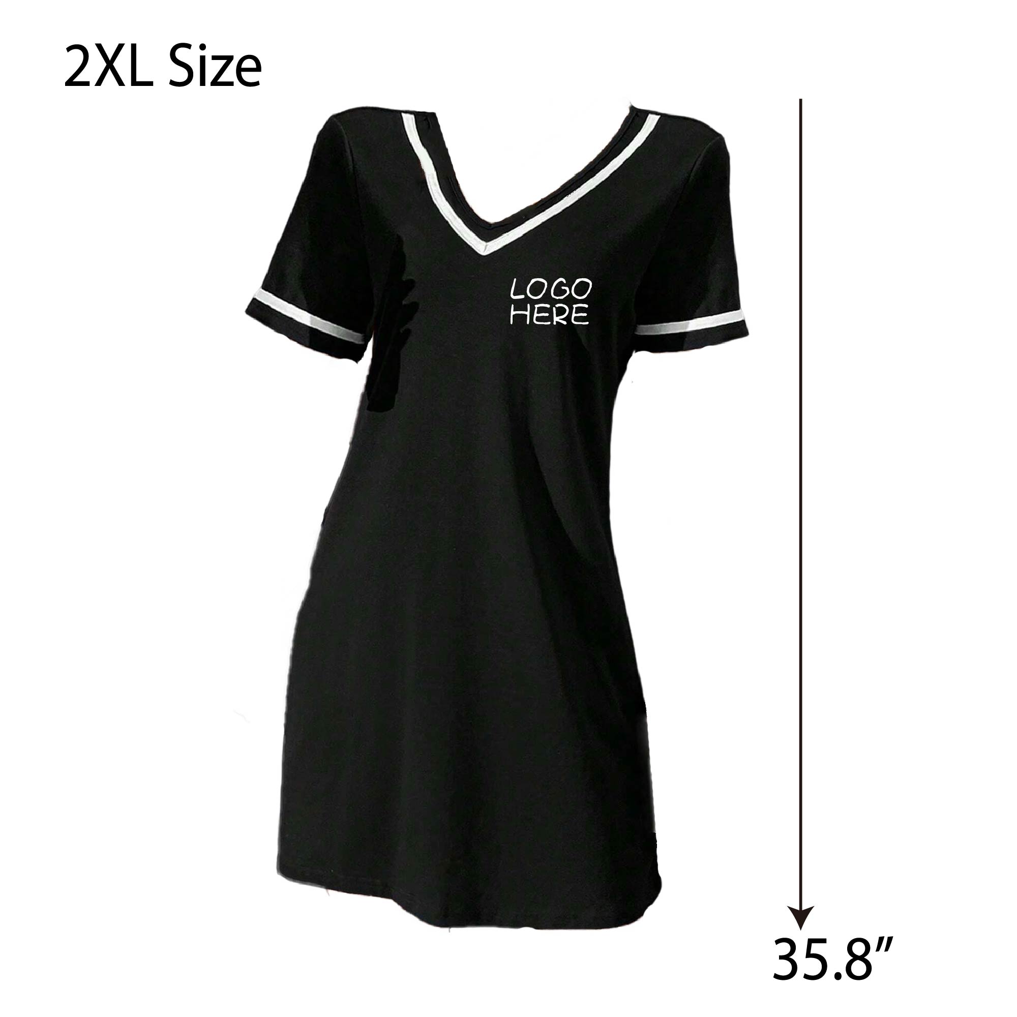 Women's Summer Short Sleeve Short Dress 2