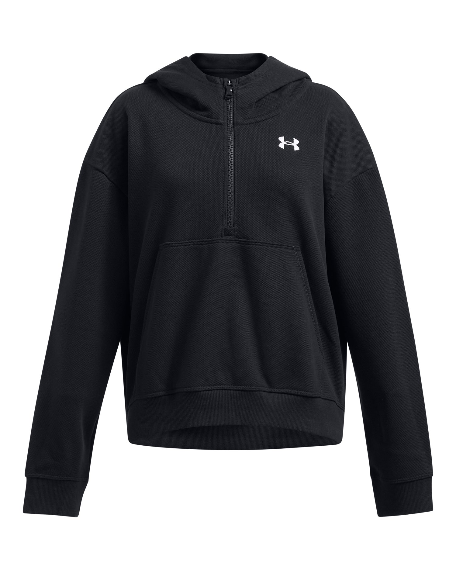 UA Rival Fleece Textured Girls' Zip 5