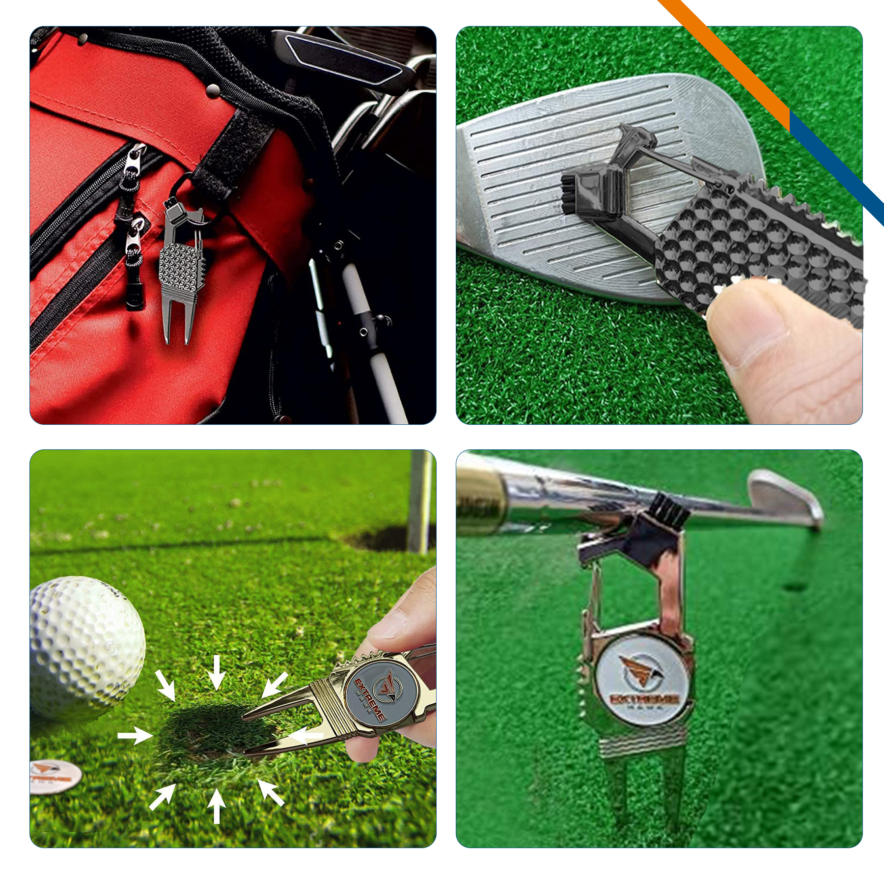 Pena 6in1 Ball Marker Golf Divot Tool 9