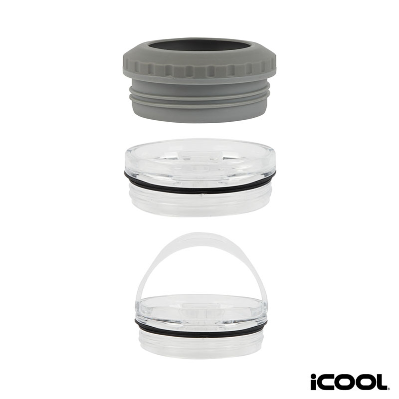 iCOOL® Oswego 14 oz. Double Wall Stainless Steel Can Cooler / Tumbler 1