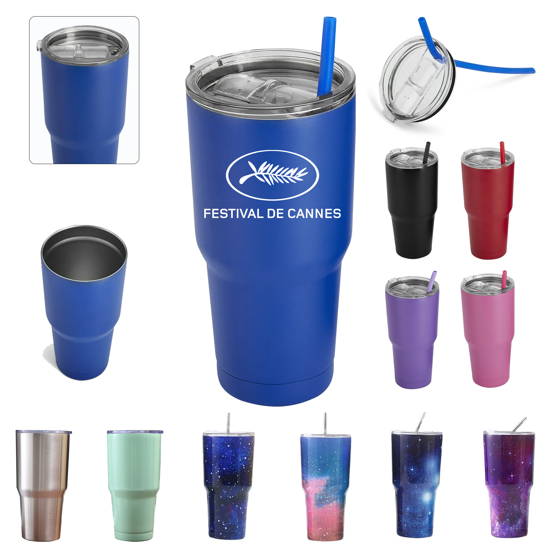 30 oz Powder Coated Tumbler 3
