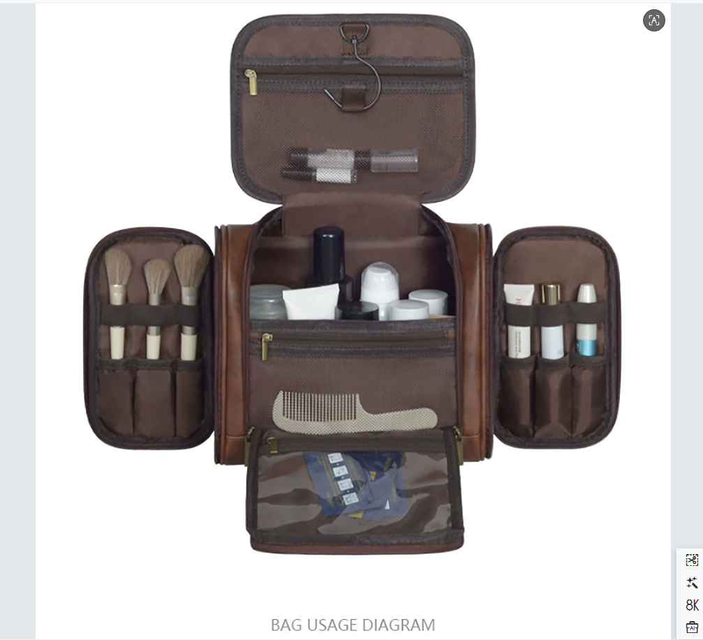 Large Capacity Toiletry and Cosmetics Organizer Bags 2
