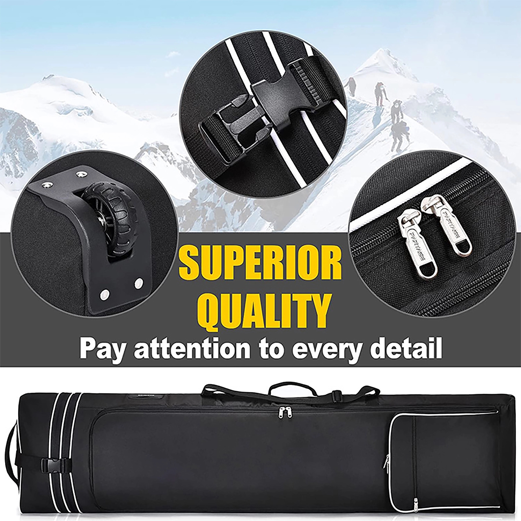 Partage Snowboard Bag with Wheel 6