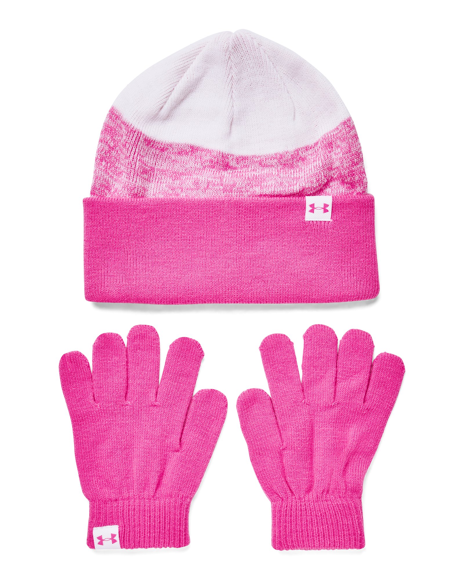 Girls' UA Beanie & Gloves Combo 4