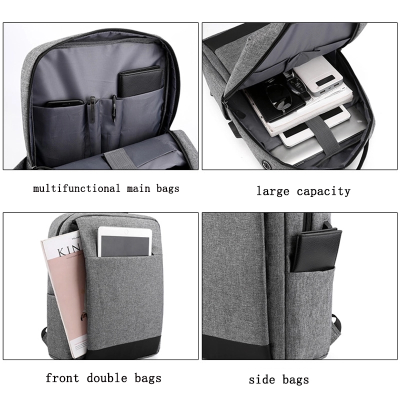 Laptop Backpack With Earphone Jack and USB Charging Port 4