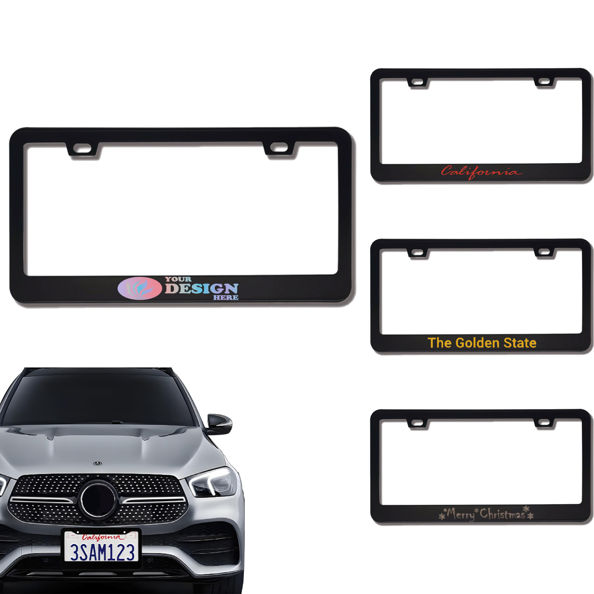 Stainless Steel License Plate Frame 1
