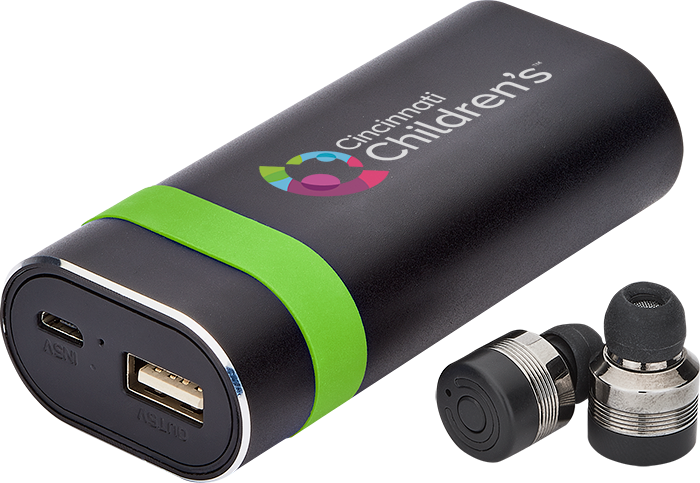 Persona® Bluetooth® Earbuds and Power Bank 33
