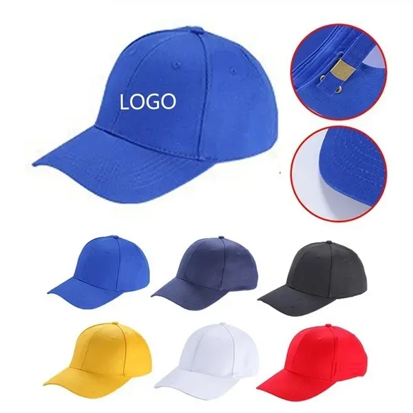 Adjustable Cotton Baseball Cap with Custom Fit Hat 24