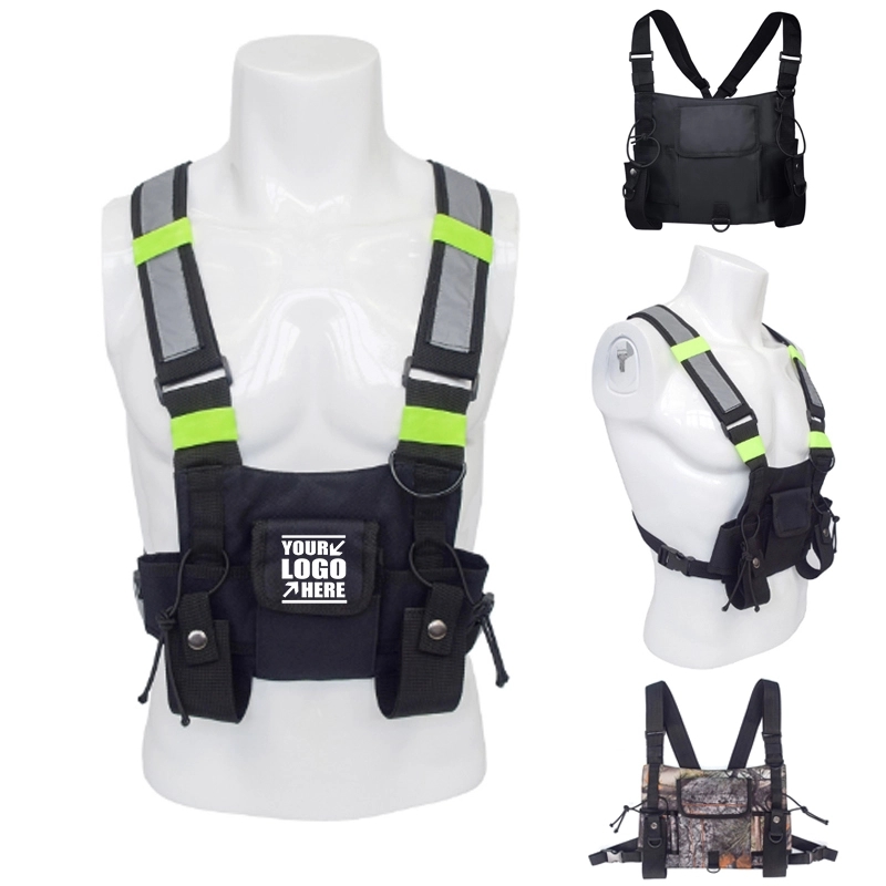 Adjustable Reflective Chest Rig Bag 2