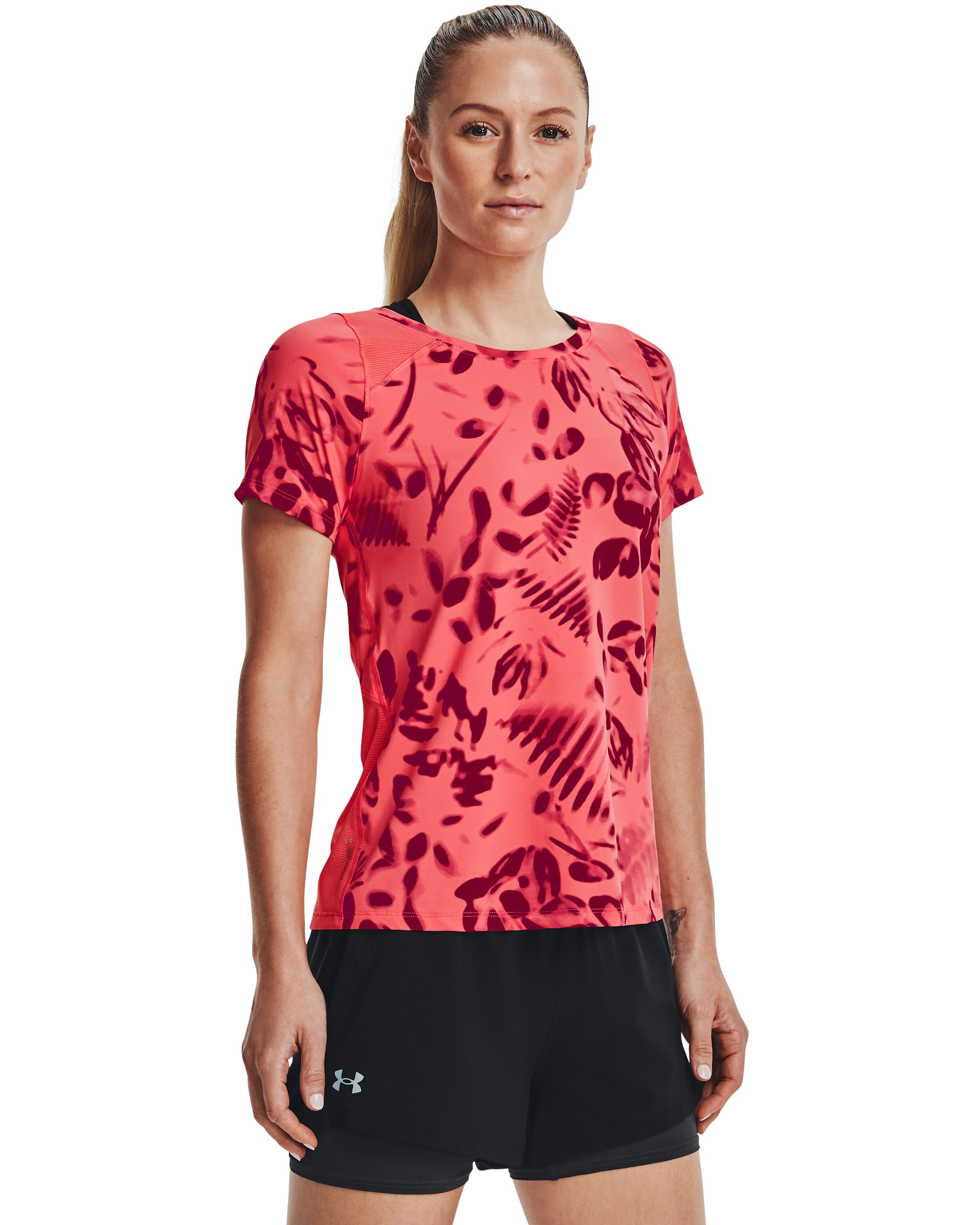 UA Iso-Chill 200 Print Women's Short Sleeve 3