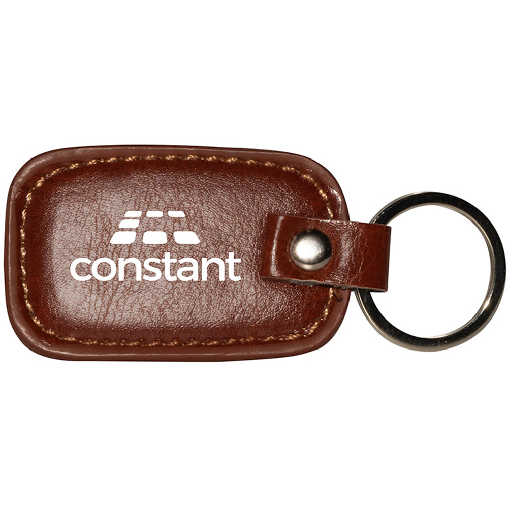 Faux Leather Keyring Rectangle