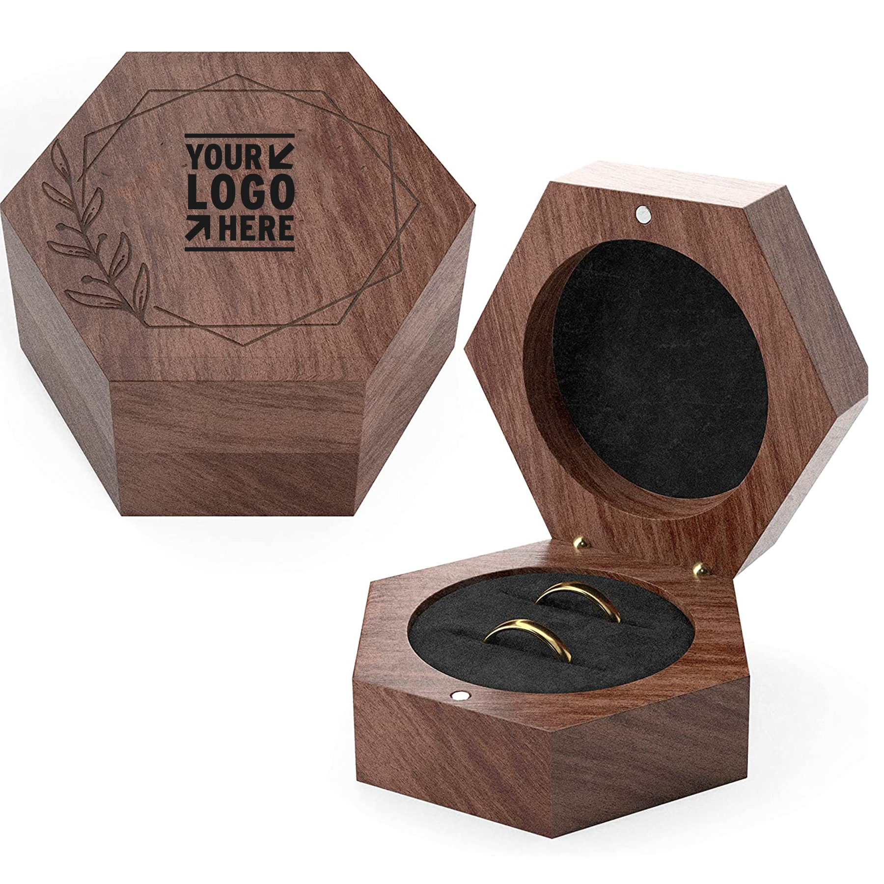 Rustic Wedding Ring Box for Wedding Ceremony 2
