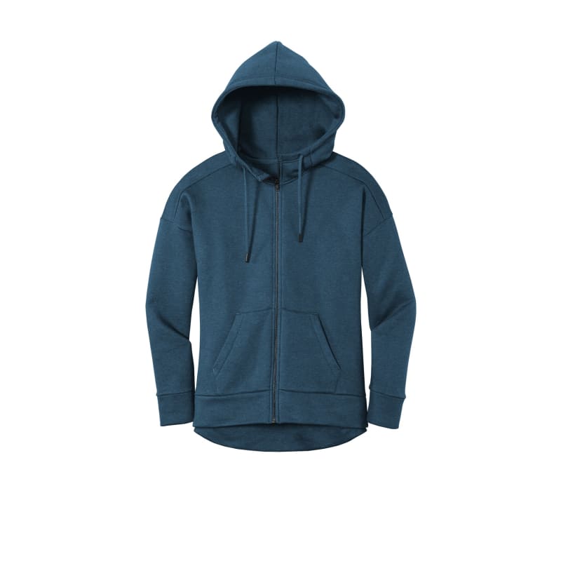 District Women's Perfect Weight Fleece Drop Shoulder Full-Zip Hoodie 25