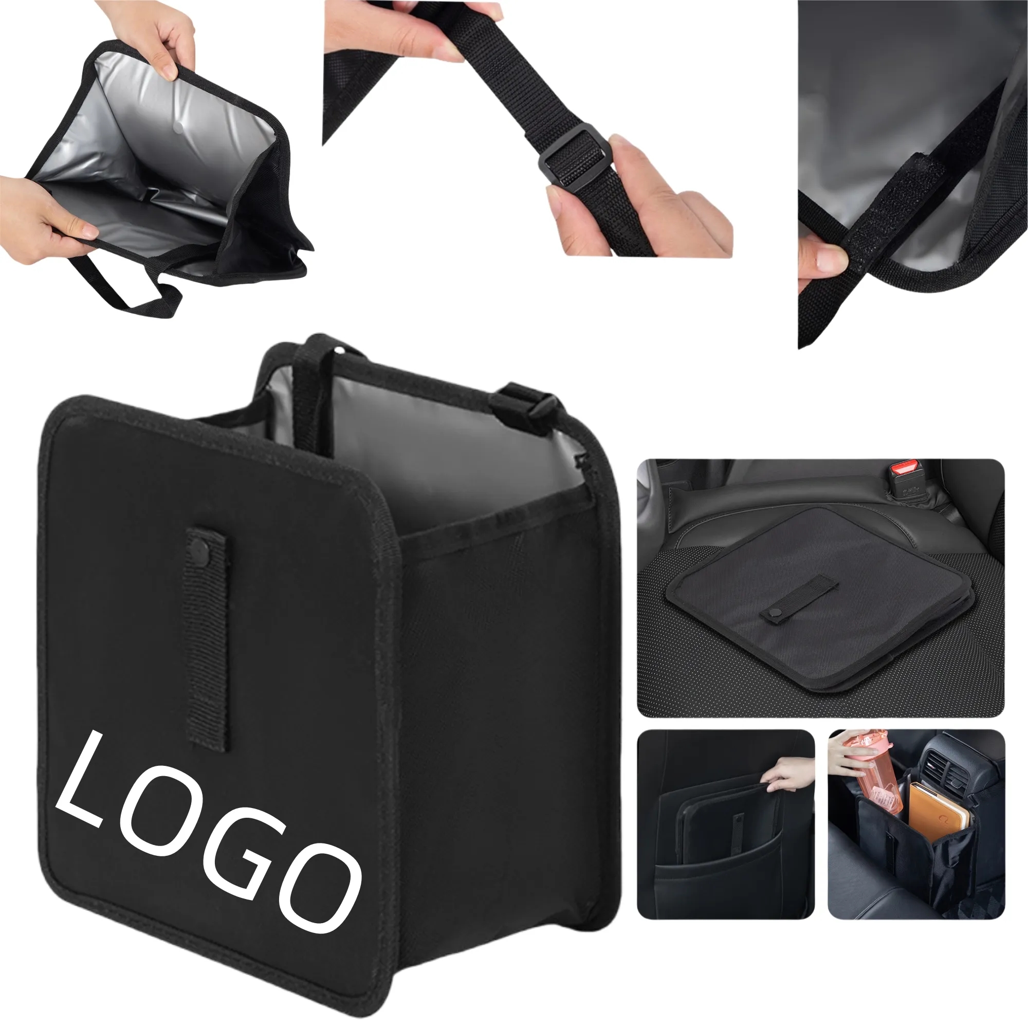 Multi-functional Foldable Hanging Car Storage Bin 2