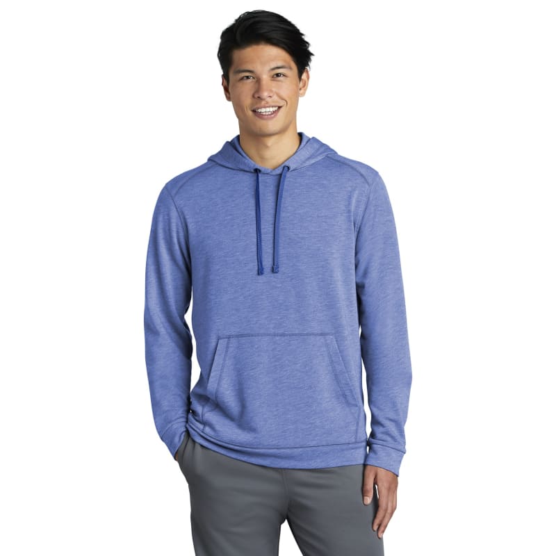 Sport-Tek PosiCharge Tri-Blend Wicking Fleece Hooded Pullover. 22