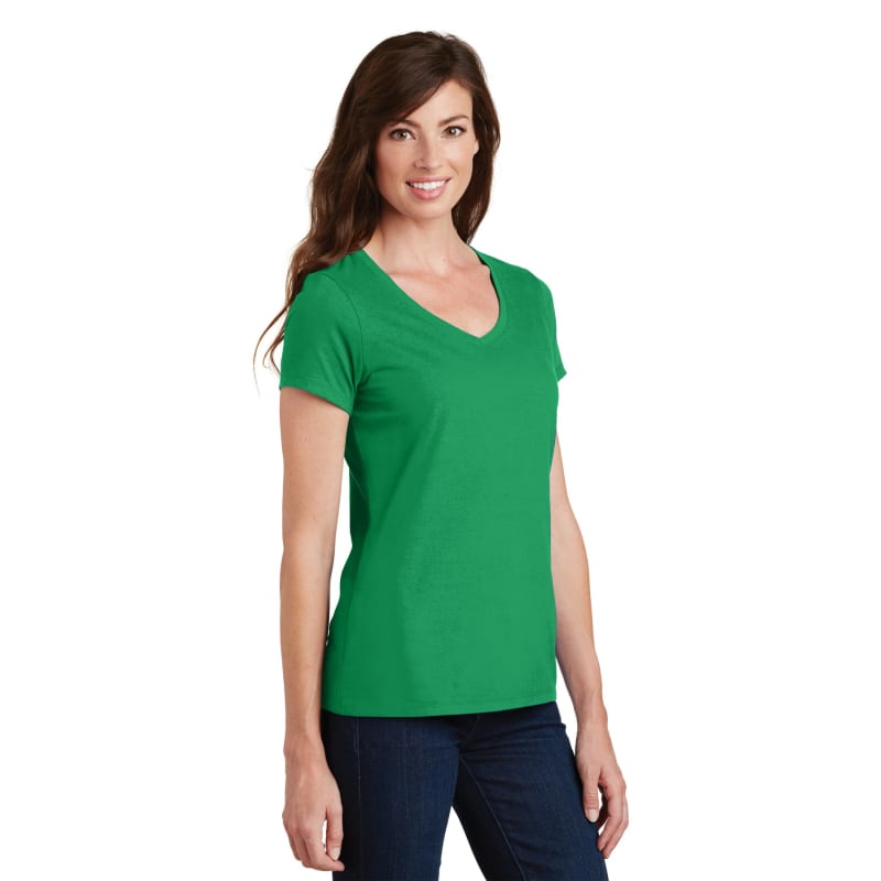 Port & Company Women's Fan Favorite V-Neck Tee. 154