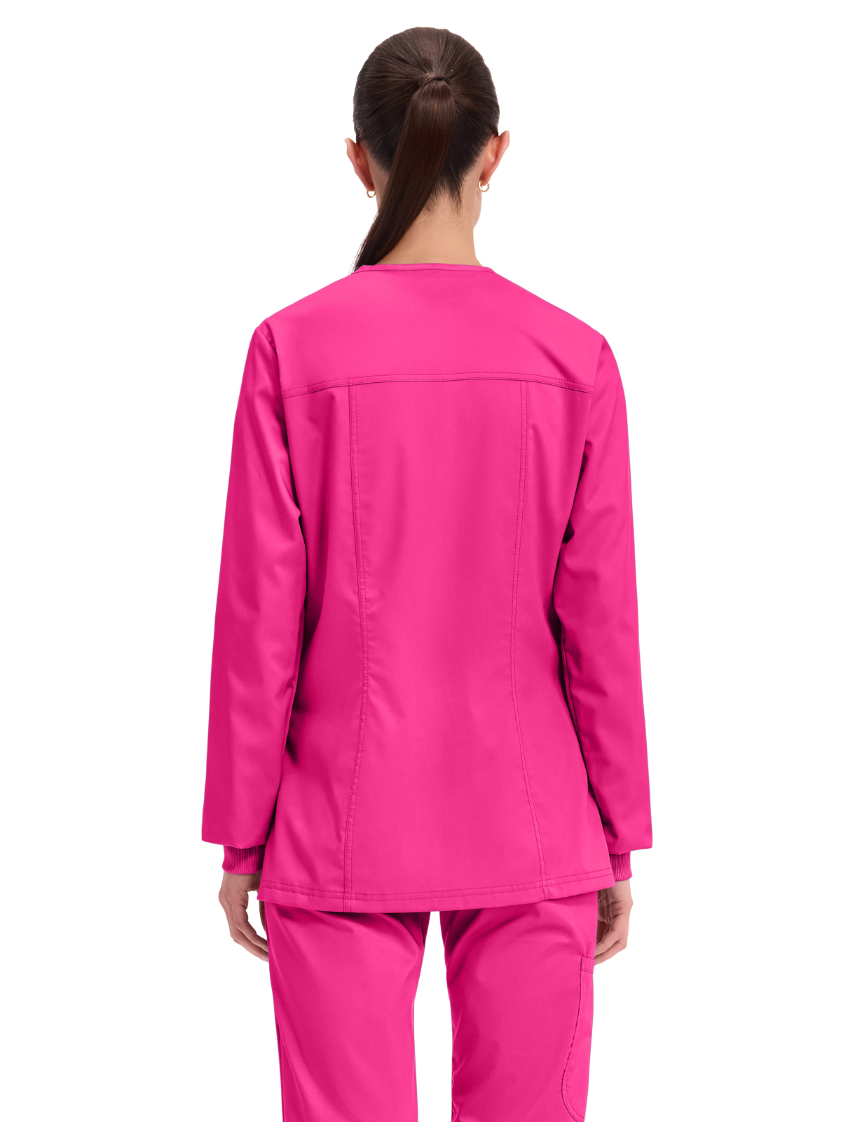Cherokee - Workwear Revolution - Women's 3-Pocket Snap Front Jacket 4