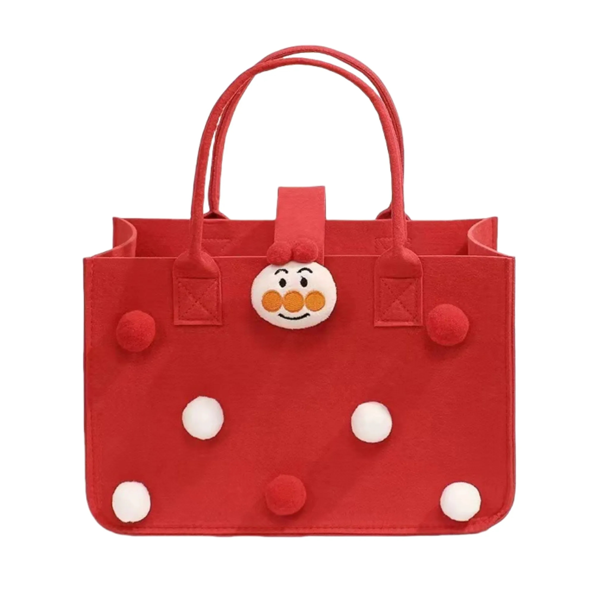 Large Capacity Shopping Tote Felt Bag, custom tote bag with logo imprint 9