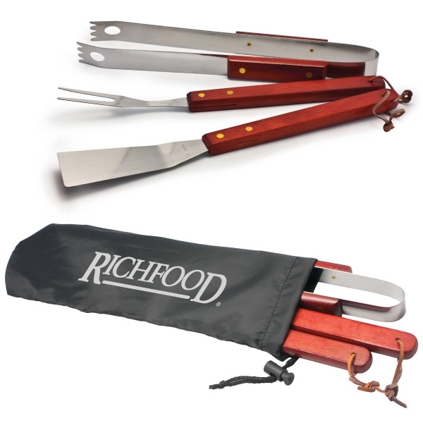3 pc BBQ Tool Set 2