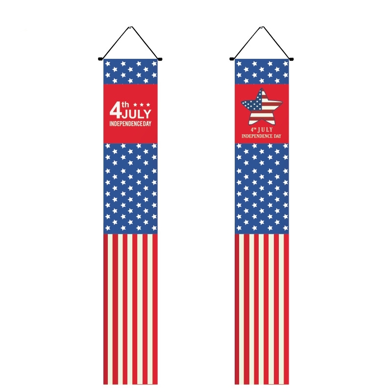 4th of July Porch Signs, Independence Day Door Banners 11